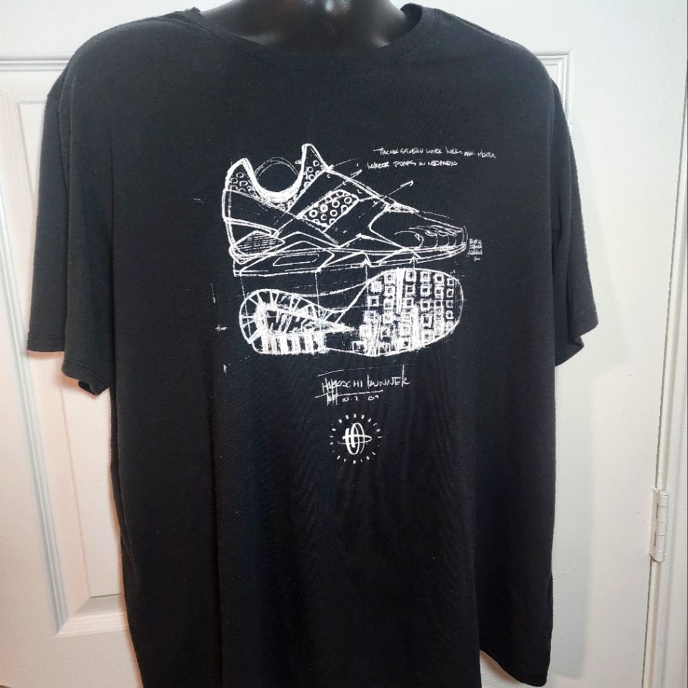 Nike Huarache Sketch Tee 840327-100 White Black Men's Size XXL T SHIRT